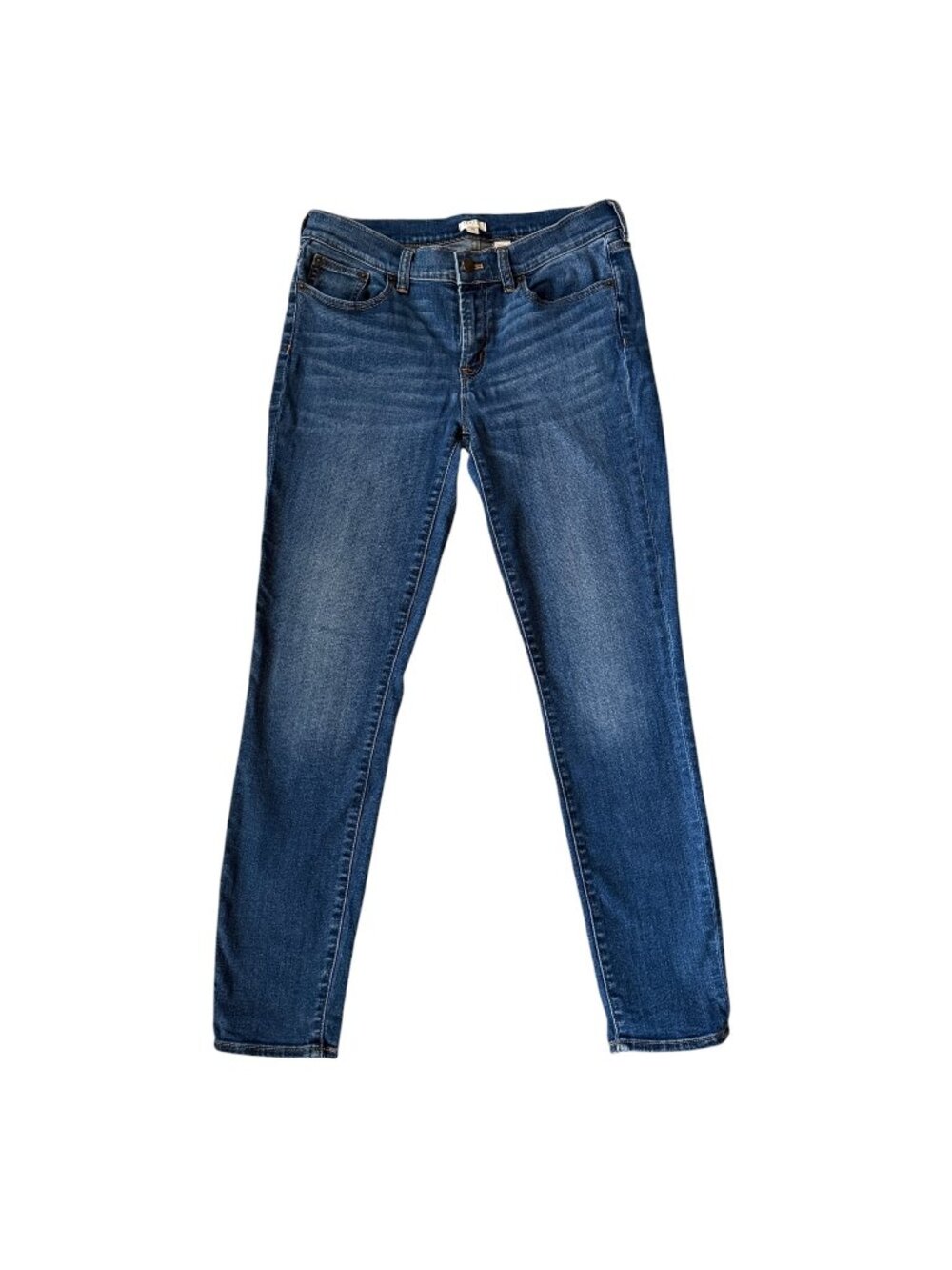 J. Crew Stretch women's medium wash blue denim jeans size 28/6